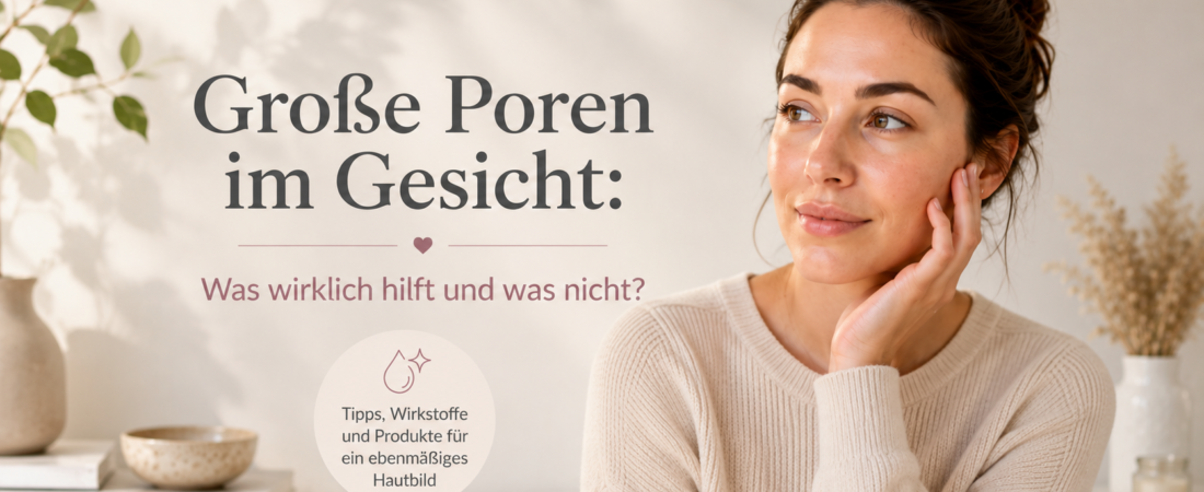 Große Poren im Gesicht: Was hilft wirklich und was nicht?