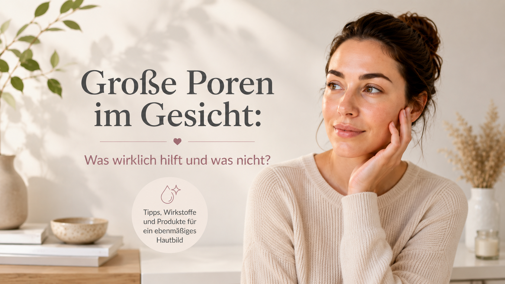 Große Poren im Gesicht: Was hilft wirklich und was nicht?