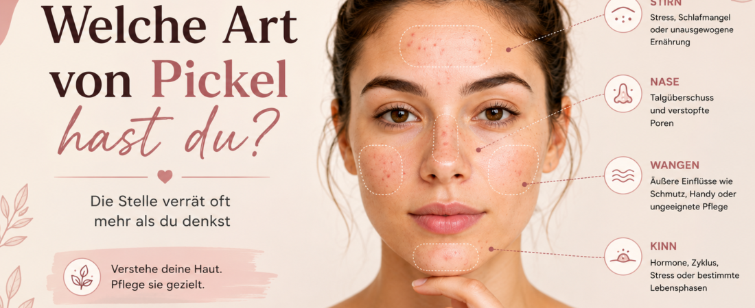 Welche Art von Pickel hast du? Die stelle verrät oft mehr als du denkst