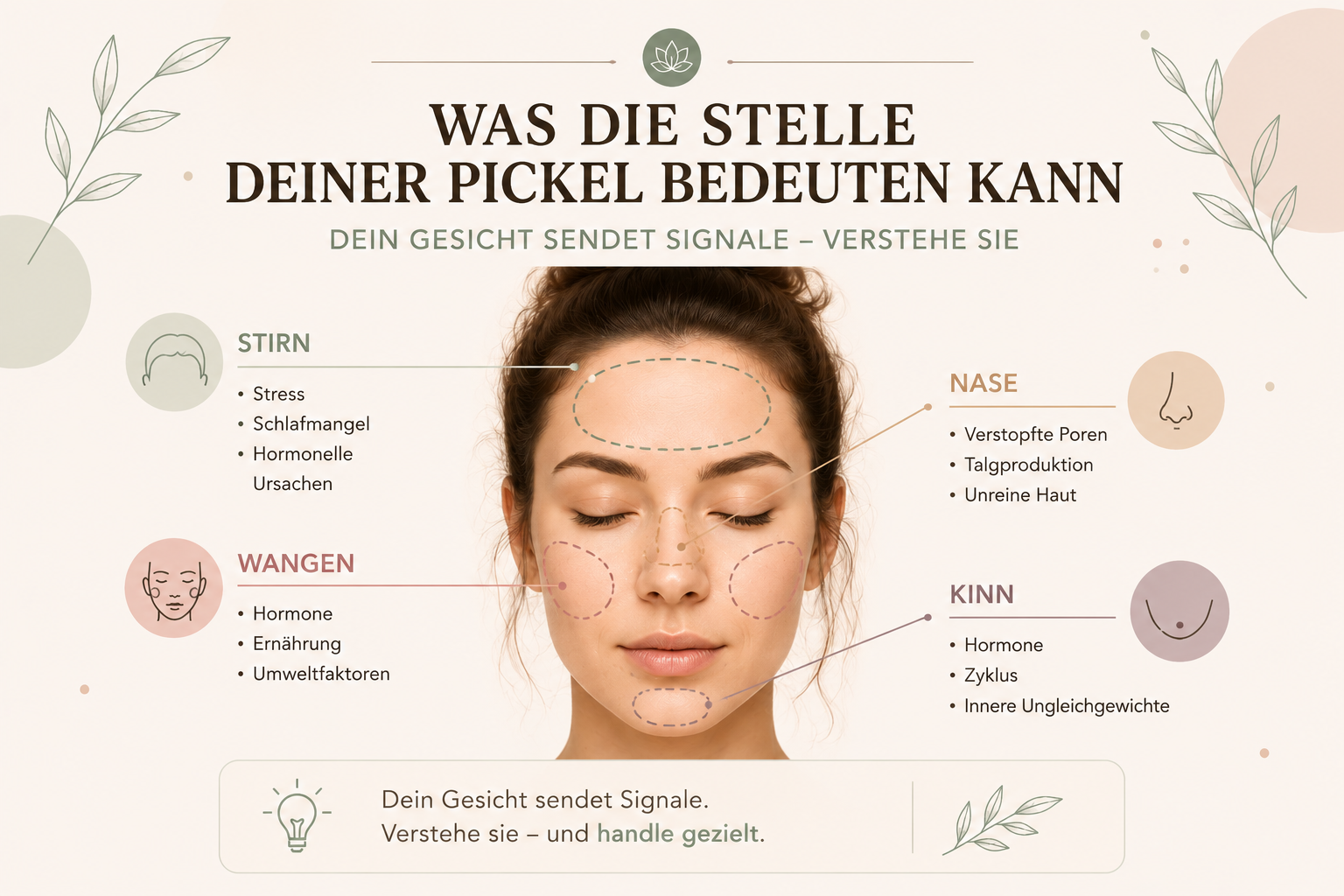 Pickel im Gesicht und ihre möglichen Ursachen