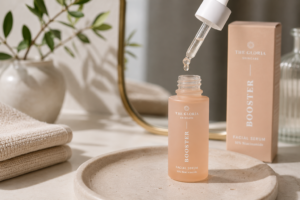 Booster Pore Refiner Serum mit Niacinamid zur Pflege von Pickelmalen und einem ebenmäßigen Hautbild